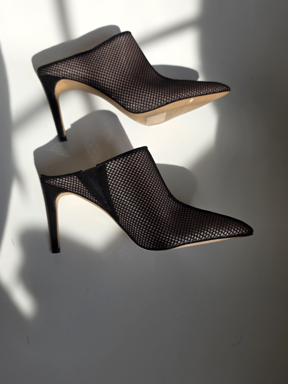 INC International Concepts Mesh Pointed-Toe Mule in Black - Picture 4 of 8